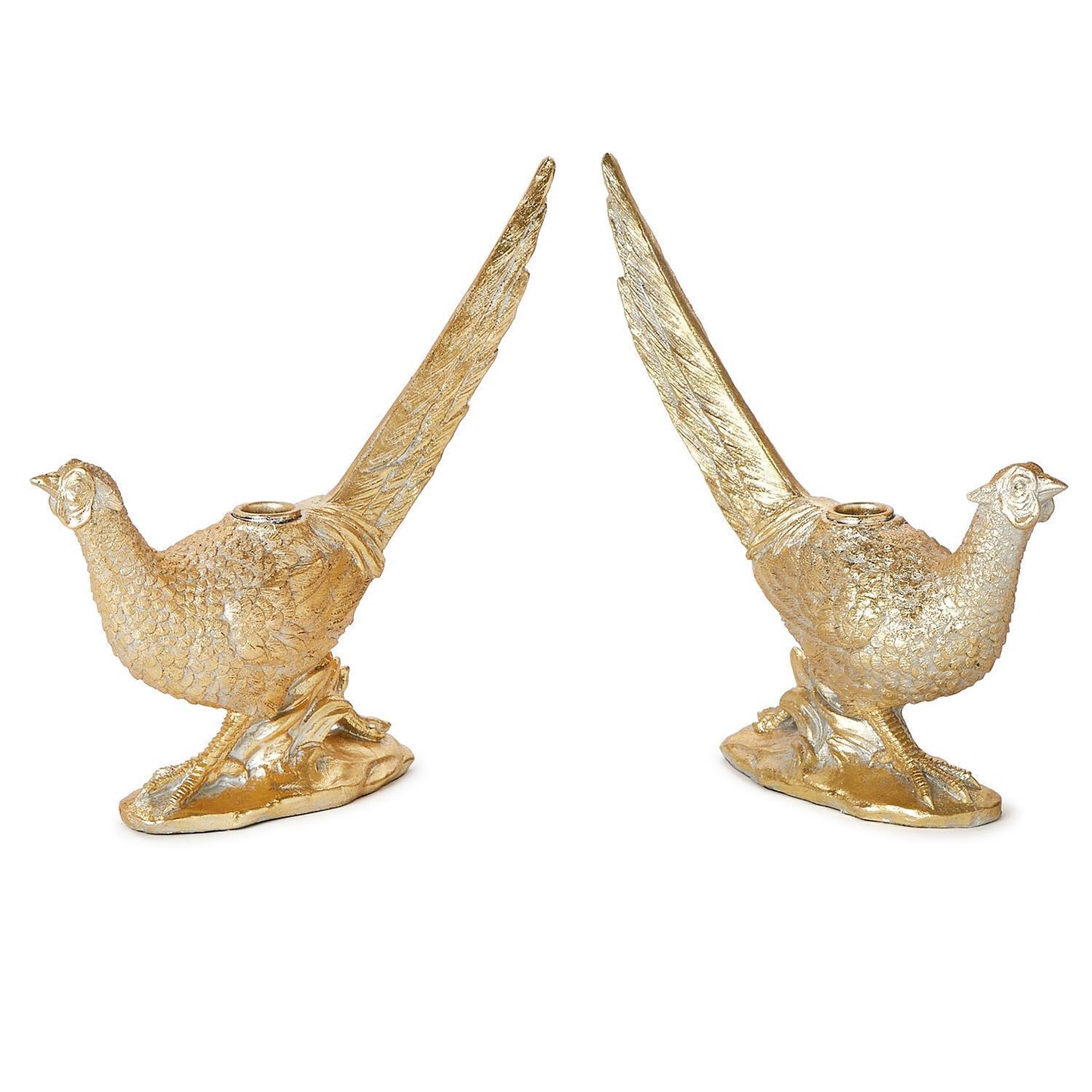 Taper Candleholders - Golden Pheasant - Set of 2 - Findlay Rowe Designs