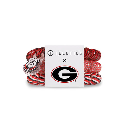 Teleties - Large Hair Ties - University of Georgia - Findlay Rowe Designs