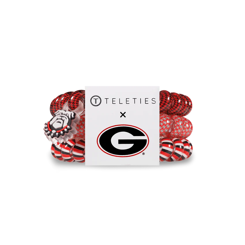 Teleties - Large Hair Ties - University of Georgia - Findlay Rowe Designs