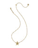 Kendra Scott - Necklace - Parker Starfish Vintage Gold Metal Short Pendant - Findlay Rowe Designs