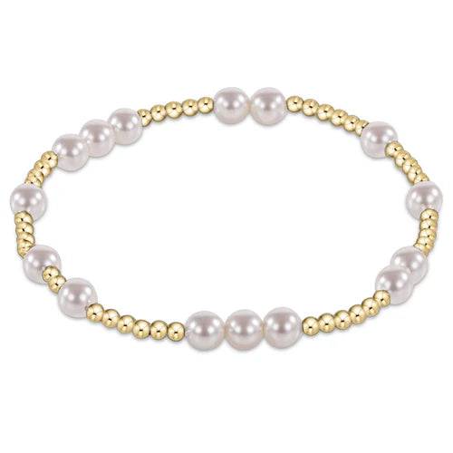 Enewton Extends - Hope Unwritten 5mm Bead Bracelet - Pearl - Findlay Rowe Designs