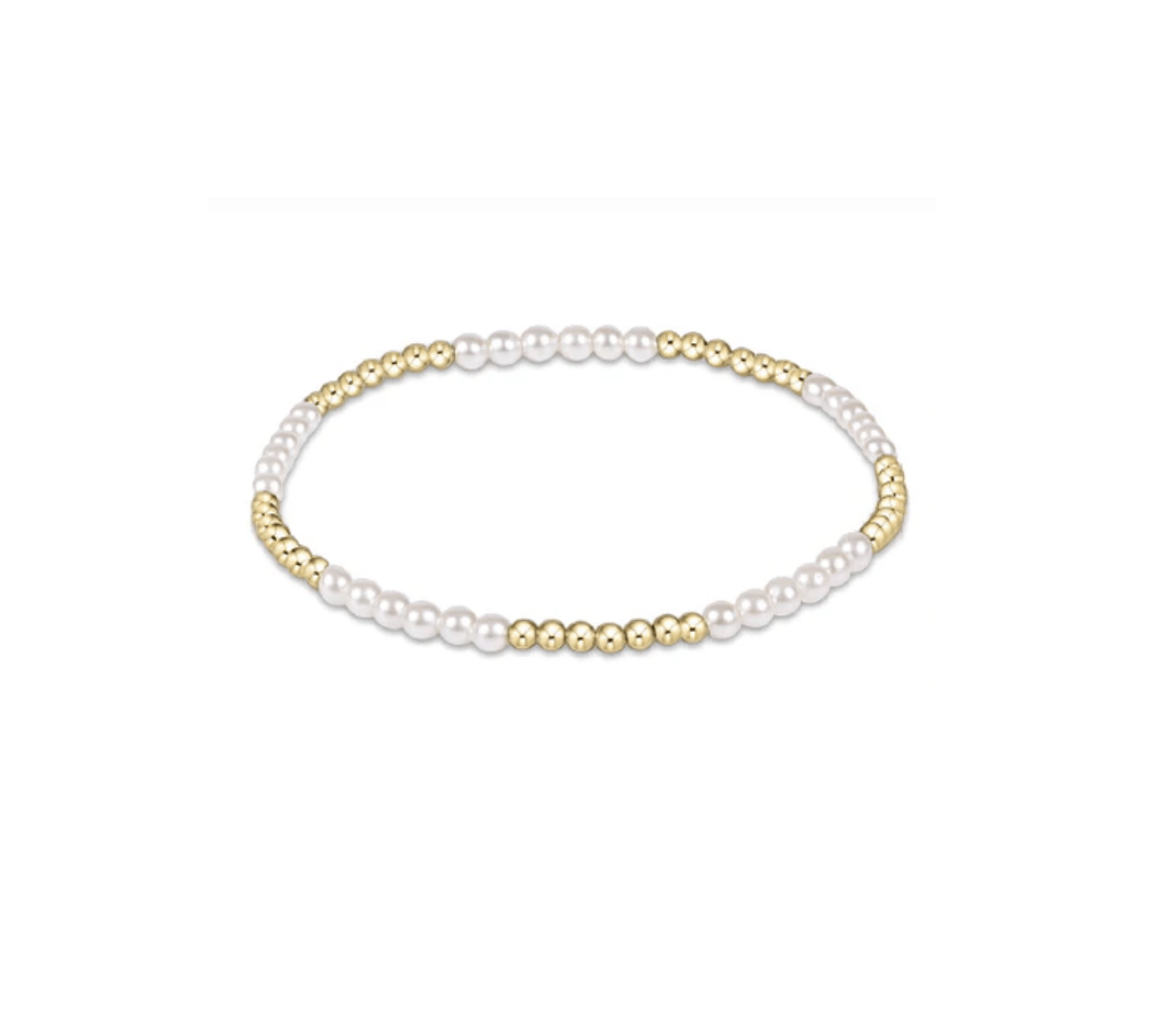 Enewton - Classic Blissful Pattern Bracelet 2.5mm Bead - 3mm Pearl