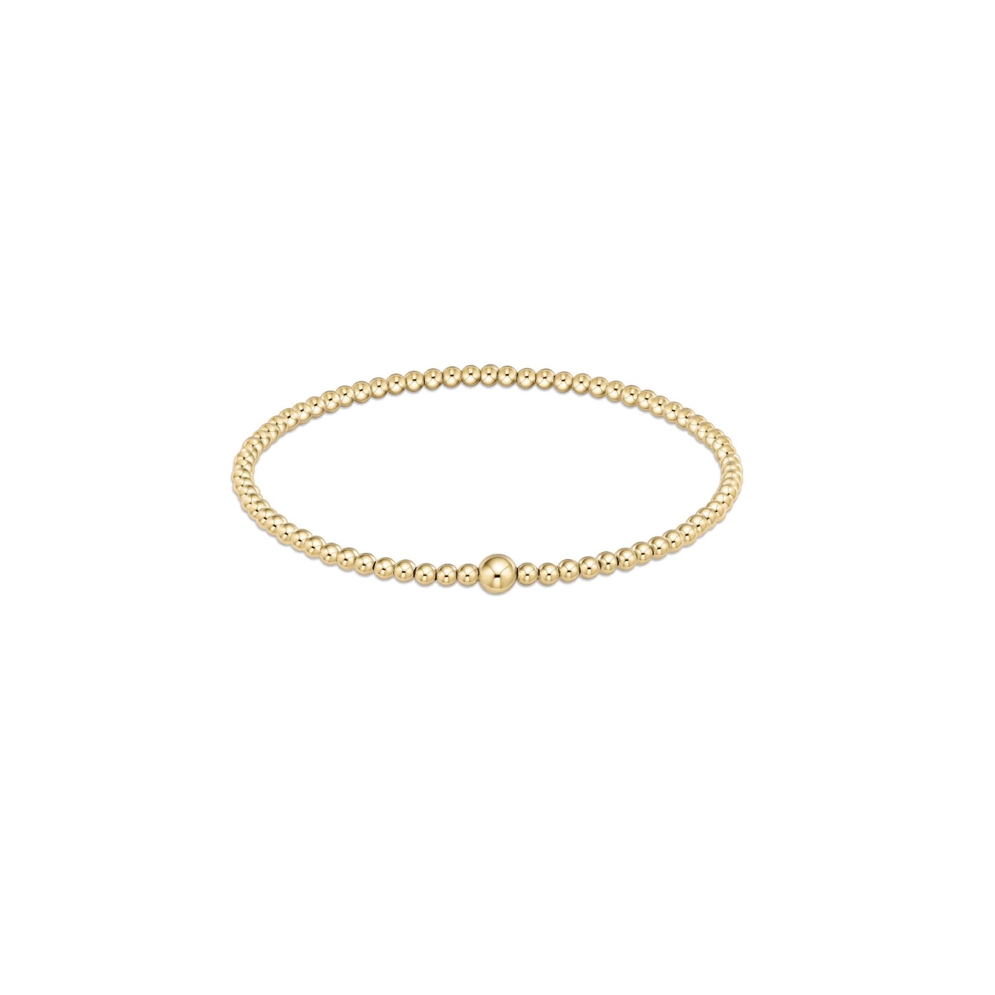Enewton - Classic Gold 3mm Bead Bangle - Findlay Rowe Designs