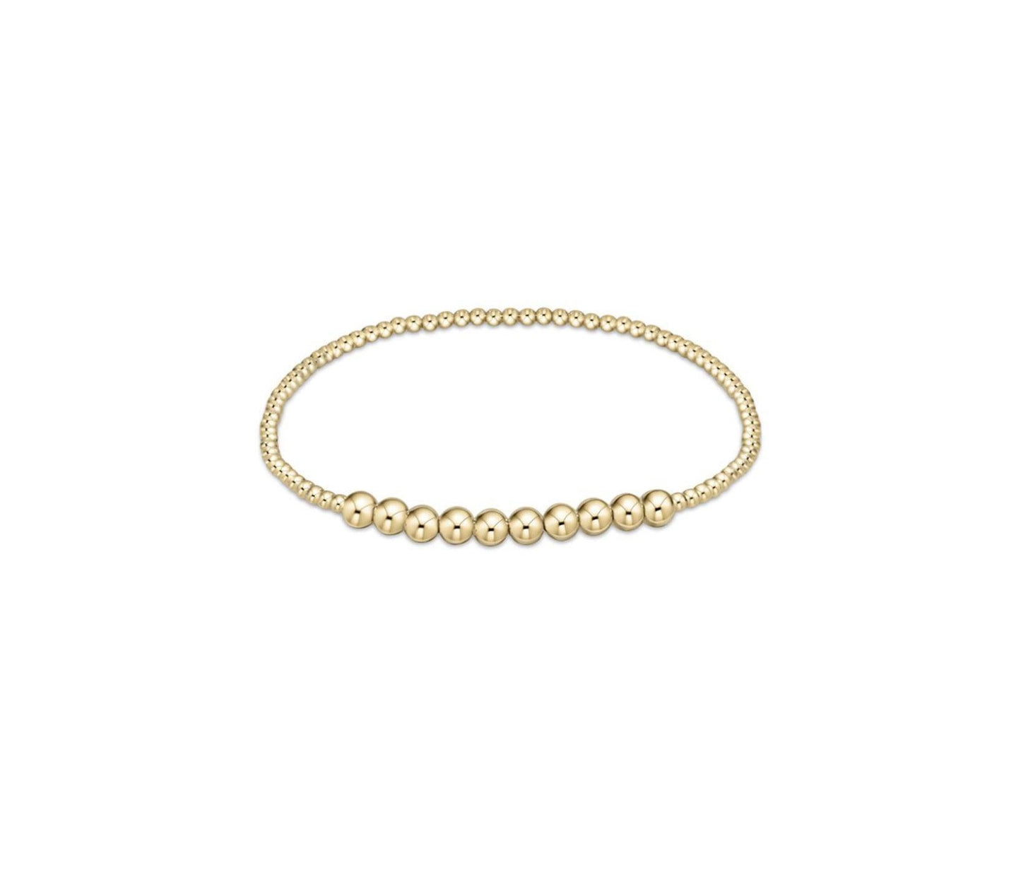 Enewton - Classic Gold Beaded Bliss 2mm Bead Bracelet - 4mm Gold - Findlay Rowe Designs