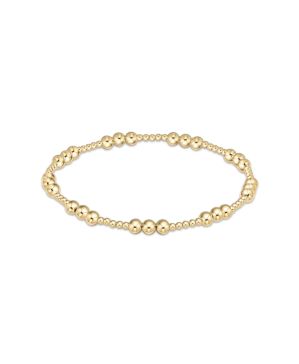 Enewton - Classic Joy Pattern 4mm Bead Bracelet - Gold - Findlay Rowe Designs