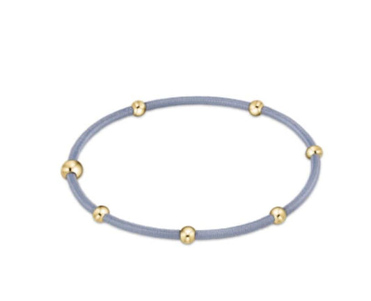 Enewton - 'e'ssentials Hair Bracelet - Dusty Blue - Findlay Rowe Designs