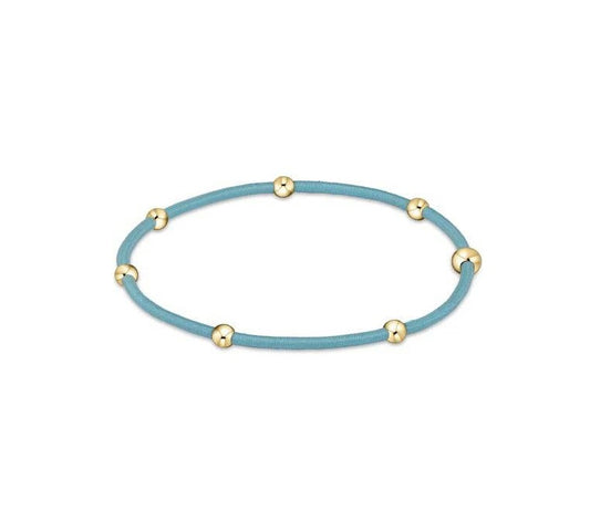 Enewton - "e"ssentials Hair Bracelet - Turquoise - Findlay Rowe Designs