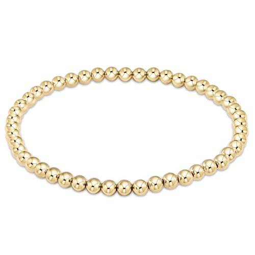 Enewton Extends - Classic Gold 4mm bead bracelet - Findlay Rowe Designs