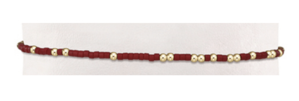 Enewton - Gameday Hope Unwritten Bracelet - Crimson - Findlay Rowe Designs