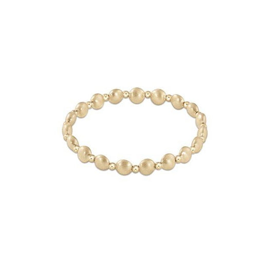 Enewton - Honesty Gold Grateful Pattern 6mm Bead Bracelet - Findlay Rowe Designs