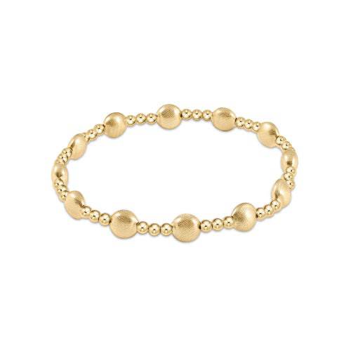 Enewton - Honesty gold sincerity pattern 6mm bead bracelet - Findlay Rowe Designs