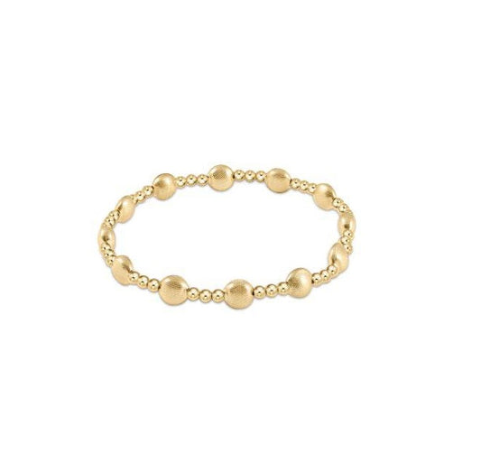 Enewton - Honesty gold sincerity pattern 6mm bead bracelet - Findlay Rowe Designs