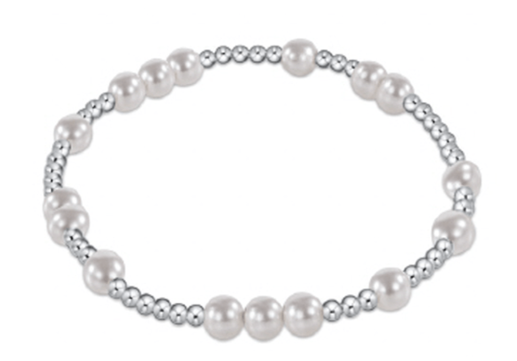 Enewton - Hope Unwritten Sterling 5mm Bead Bracelet - Pearl - Findlay Rowe Designs