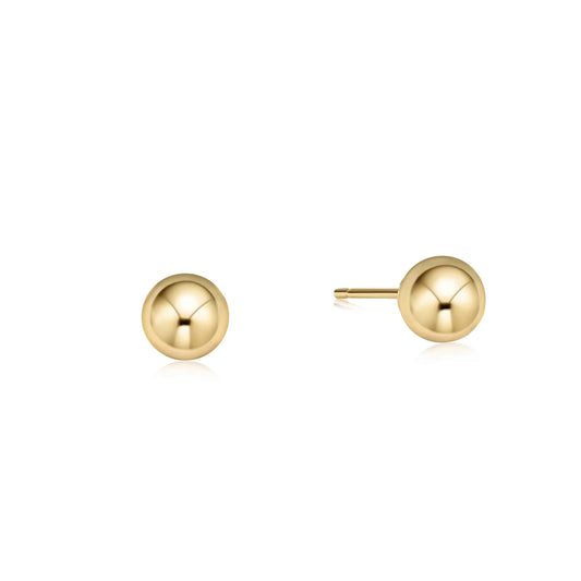 Enewton - classic 6mm ball stud - gold - Findlay Rowe Designs