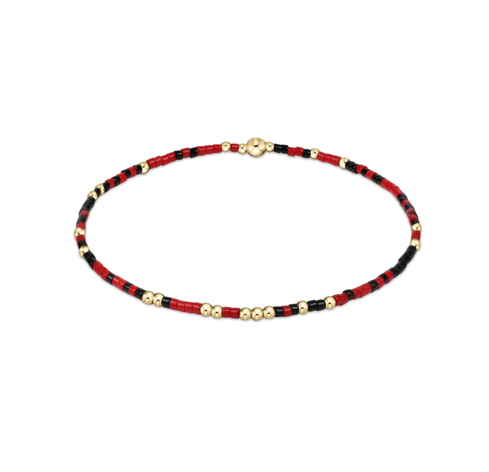 Enewton - Gameday Hope Unwritten Bracelet - Bright Red-Onyx - Findlay Rowe Designs