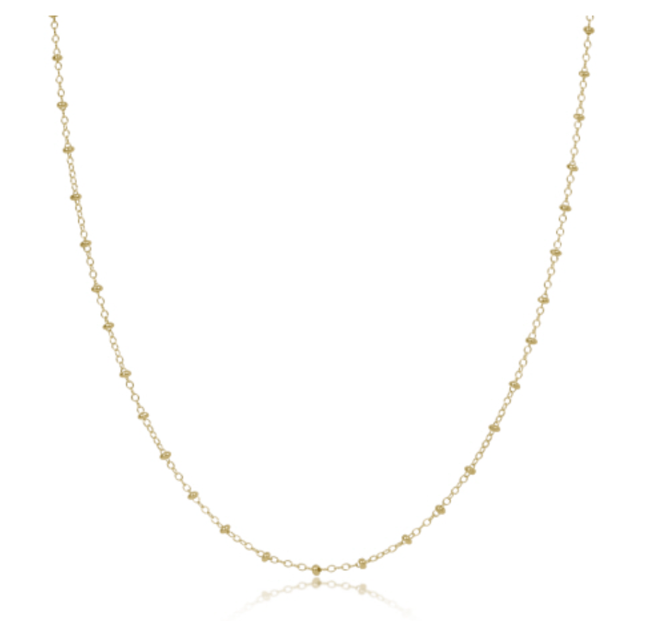 Enewton - choker simplicity chain gold - 2mm bead - gold - Findlay Rowe Designs