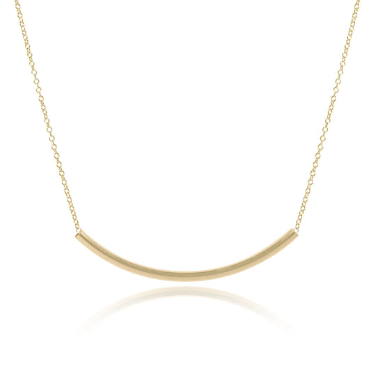 enewton - 16" necklace gold - bliss bar gold - Findlay Rowe Designs