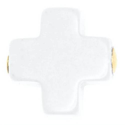 Enewton - egirl signature cross necklace gold - Off-White - Findlay Rowe Designs