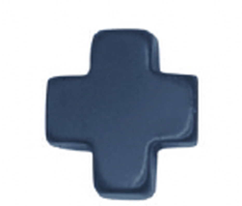 Enewton - egirl Signature Cross Gold Pattern 3mm Bead Bracelet - Navy - Findlay Rowe Designs
