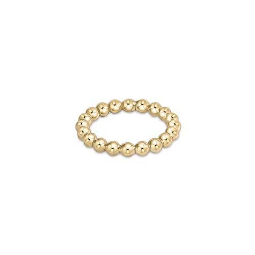 enewton - classic gold 3mm bead ring - size 6 - Findlay Rowe Designs