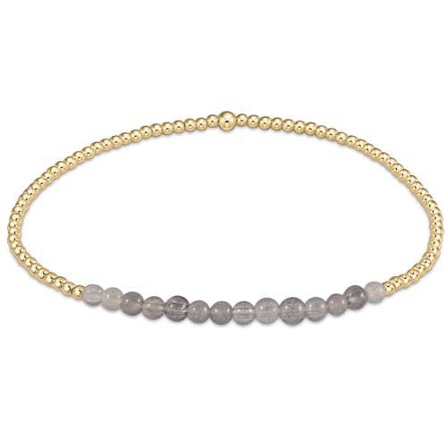 Enewton - gold Bliss 2mm Bead Bracelet - Labradorite - Findlay Rowe Designs