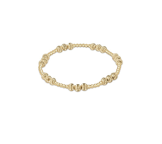 Enewton - Dignity Joy Pattern 5mm Bead Bracelet - Gold - Findlay Rowe Designs