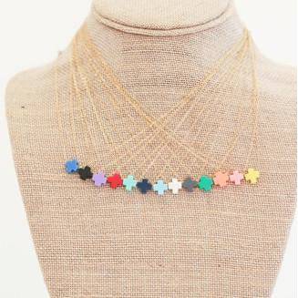 Enewton - necklace - Signature Cross necklace - Red - Findlay Rowe Designs