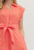 Entro - Dress - Mini Striped - Hot Pink - Findlay Rowe Designs