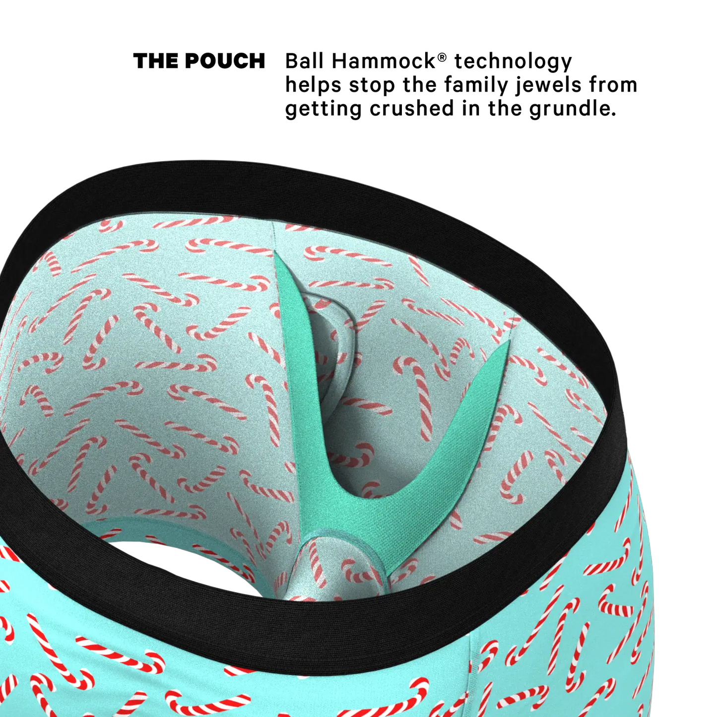Shinesty - Pouch Underwear - Peppermint Pimp Canes - Medium