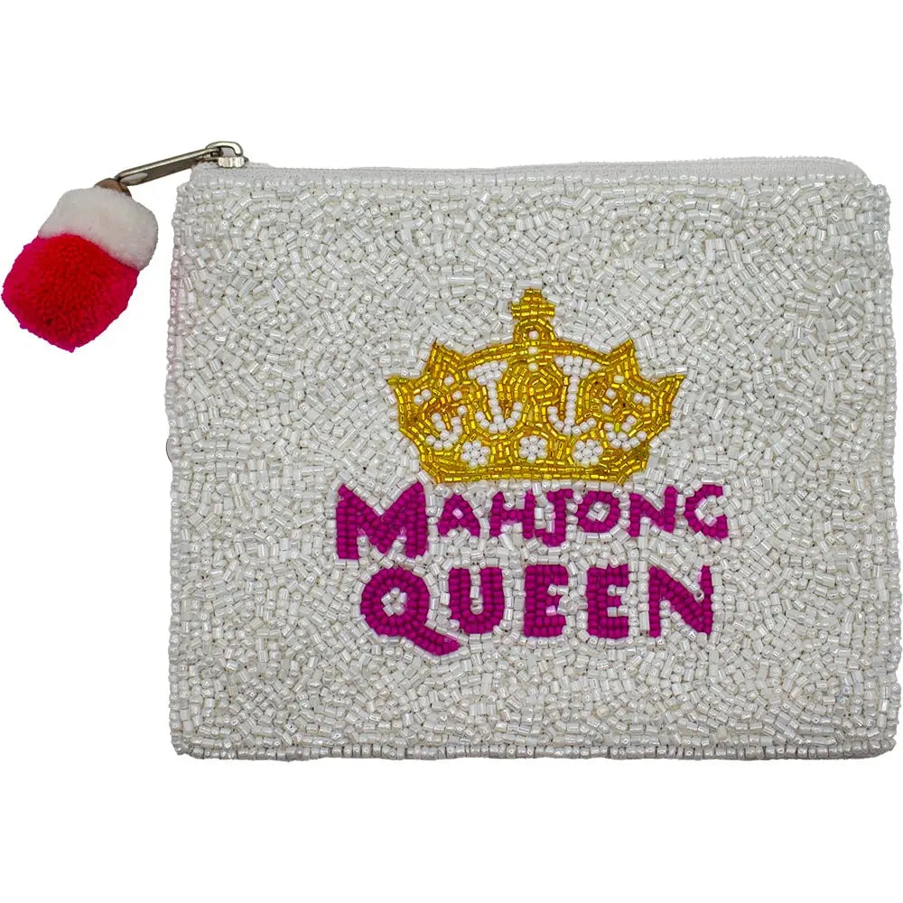 Beaded Pouch - Mahjong Queen - Findlay Rowe Designs