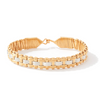 Ronaldo - Lady Bracelet SIlver and Gold 6.75" - Findlay Rowe Designs