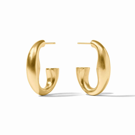 Julie Vos - Earrings - Laguna Hoop - Medium - Findlay Rowe Designs