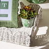 Serving Tray - Scalloped Edge All Weather Wicker - Findlay Rowe Designs