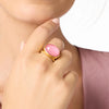 Julie Vos - Size 7 Nassau Statement Ring in Pearl - Findlay Rowe Designs