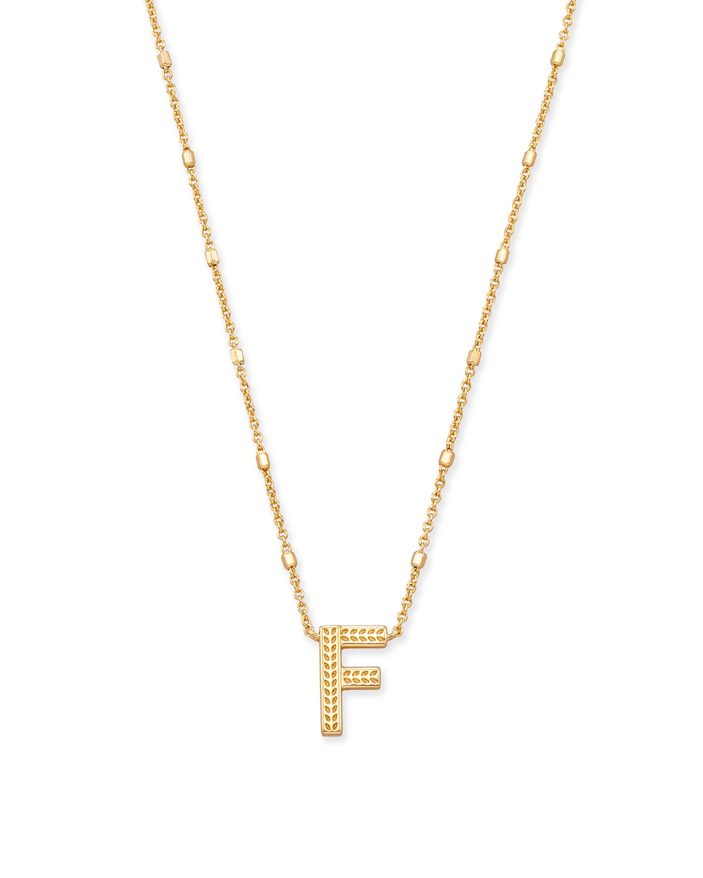 Kendra Scott - Necklace - Letter Pendant - Gold - Findlay Rowe Designs