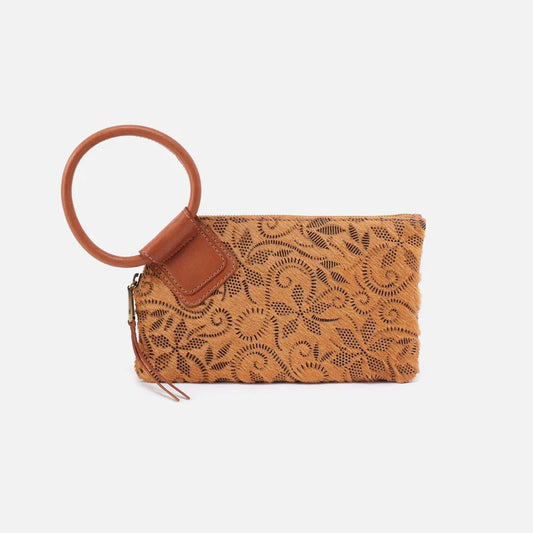 Hobo - Sable Wristlet - Hair-On Leather - Harvest Wheat Hair-On