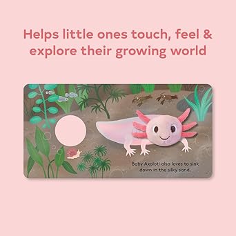 Baby Axolotl: Finger Puppet Book - Findlay Rowe Designs