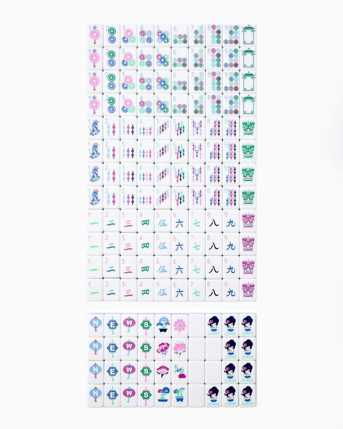 Oh My Mahjong - Lola Mahjong Tiles - Findlay Rowe Designs