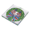 Glory Haus - Acrylic Napkin Weight - Americana Wreath - Findlay Rowe Designs