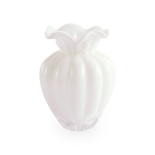 Beatriz Ball - Vase - Glass Vento - Medium - Cream - Findlay Rowe Designs