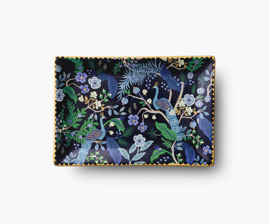 Rifle Paper Co - Catchall Tray - Peacock - Findlay Rowe Designs