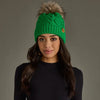 Panache - Pom Hat Cable Knit - Assorted Colors