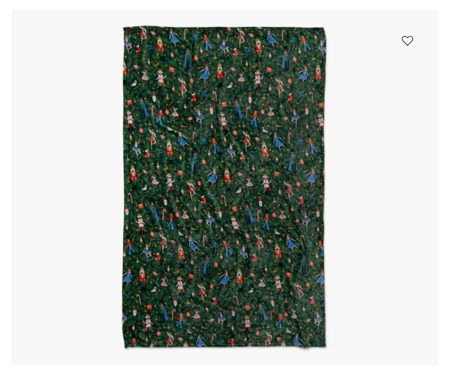 Rifle Paper Co - Fleece Blanket - Nutcracker