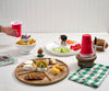 Mud Pie - Napkin Caddy Set - Football