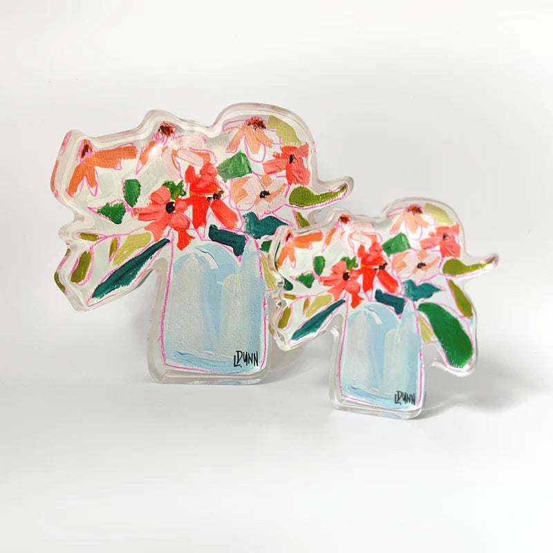 Lauren Dunn - Wildflowers Acrylic Bloom Block - Findlay Rowe Designs