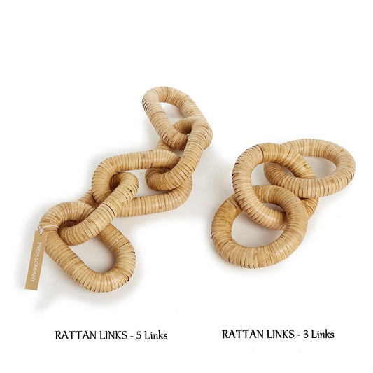 Rattan Links Decor - 3 Link or 5 Link - Findlay Rowe Designs