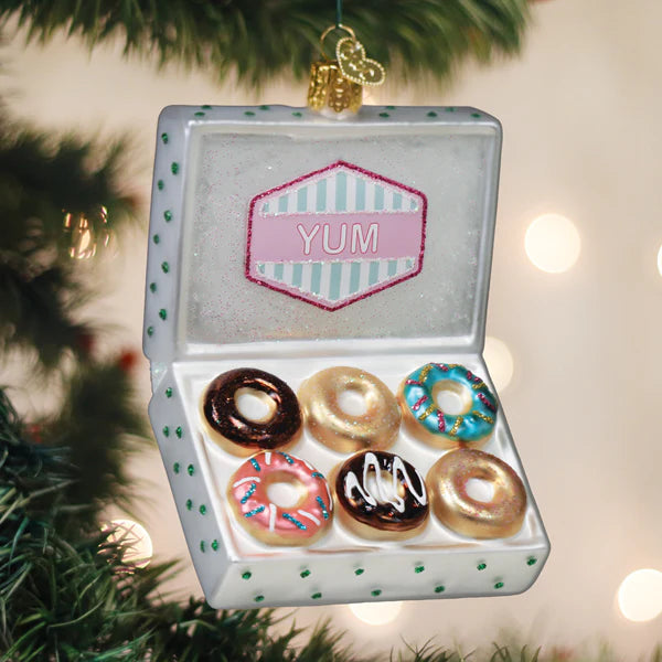 Old World Christmas - Ornament - Box Of Donuts