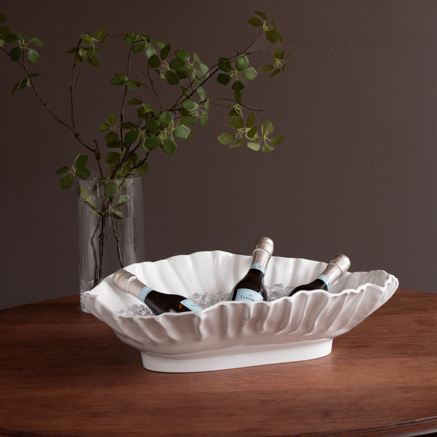 Beatriz Ball - VIDA Bloom Large Oval Bowl - White - Findlay Rowe Designs