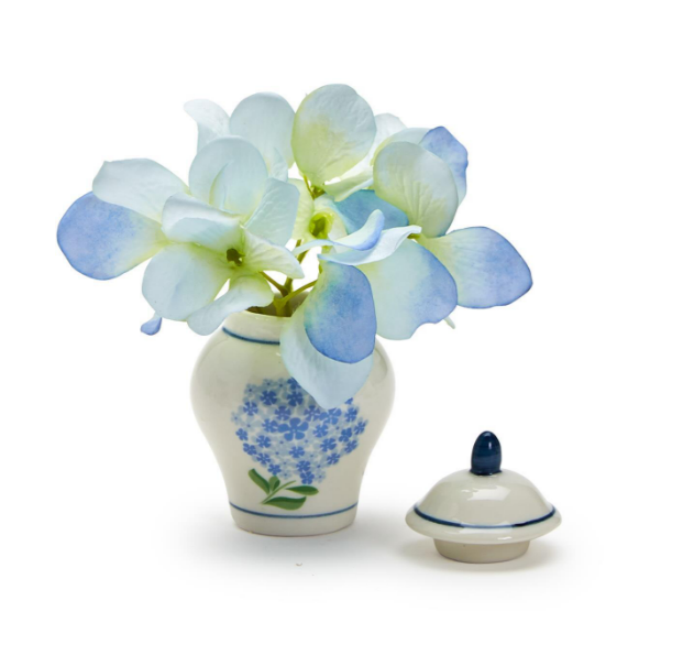 Ginger Jar Cocktail Pick Holder - Hydrangea - Findlay Rowe Designs