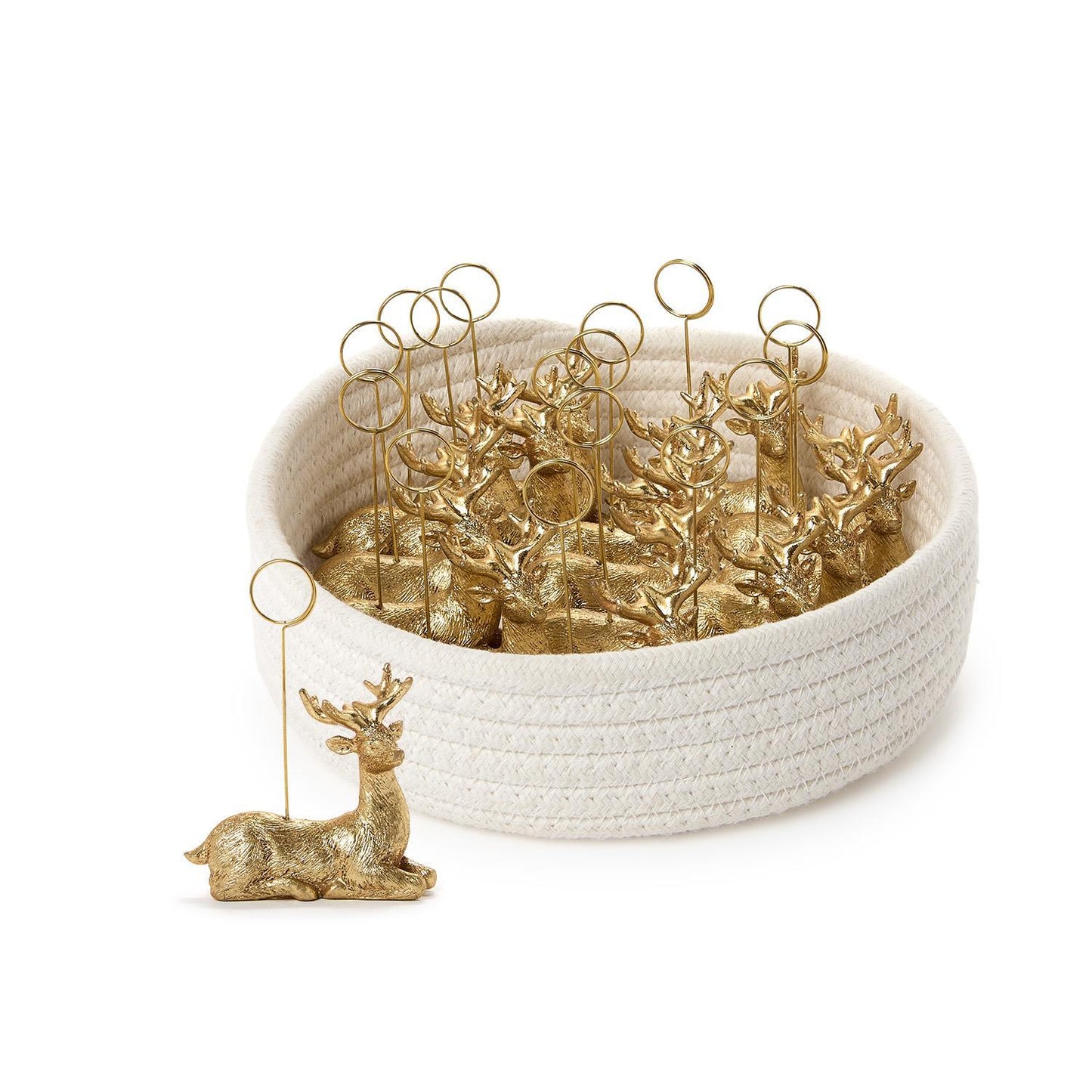 Place Card Holder - Golden Deer - Findlay Rowe Designs